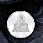 Load image into Gallery viewer, Taraash 999 Silver Gurunanak 10 gm Coin For Gifting - Taraash