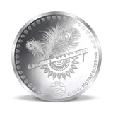Taraash 999 Silver Radha Krishna 10 Gram Coin CF19R9G10W - Taraash