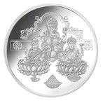 Load image into Gallery viewer, Taraash 999 Silver Trimurti 100gm Coin For Gifting CF30R2G100W - Taraash