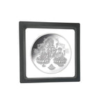 Load image into Gallery viewer, Taraash 999 Silver Trimurti 50gm Coin For Gifting CF30R2G50 With Gift Packaging - Taraash
