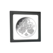 Taraash 999 Silver Trimurti 50gm Coin For Gifting CF30R2G50 With Gift Packaging - Taraash