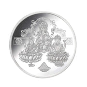 Taraash 999 Silver Trimurti 50gm Coin For Gifting CF30R2G50W - Taraash