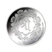 Taraash 999 Silver Trimurti 50gm Coin For Gifting CF30R2G50W - Taraash