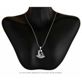 Taraash Aquarius Zodiac CZ Studded 925 Sterling Silver Pendant for unisex PD0285AI-11 - Taraash