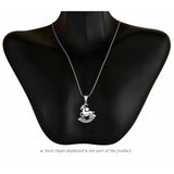 Taraash Capricorn Zodiac CZ Studded 925 Sterling Silver Pendant for unisex PD0285AI-10 - Taraash