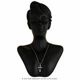 Taraash Cross 925 Sterling Silver Pendant For Men and Women PD0895S - Taraash
