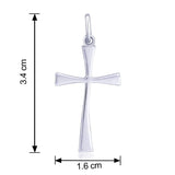 Taraash Cross 925 Sterling Silver Pendant For Men and Women PD0895S - Taraash