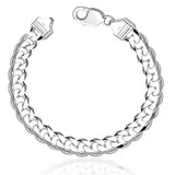 Taraash Curb 925 Sterling Silver Bracelet for Men ACDH2506C8HIN - Taraash