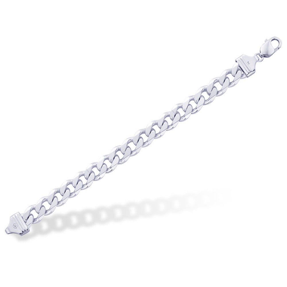 Taraash Curb 925 Sterling Silver Bracelet For Men ACDH3506C8HIN - Taraash