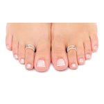 Load image into Gallery viewer, Taraash Cutwork 925 Sterling Silver Toe Ring For Women LR0639S - Taraash
