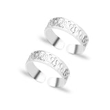 Taraash Cutwork 925 Sterling Silver Toe Ring For Women LR0639S - Taraash