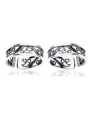 Taraash Cutwork 925 Sterling Silver Toe Ring For Women LR0652A - Taraash