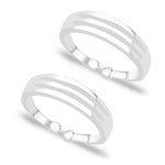 Load image into Gallery viewer, Taraash Cutwork 925 Sterling Silver Toe Ring For Women LR0665S - Taraash
