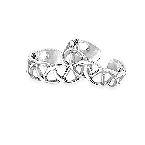 Taraash Cutwork 925 Sterling Silver Toe Ring For Women LR0722A - Taraash
