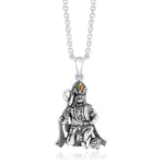 Load image into Gallery viewer, Taraash CZ Hanumanji 925 Silver Pendant For Men PD1438A - Taraash
