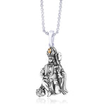 Load image into Gallery viewer, Taraash CZ Hanumanji 925 Silver Pendant For Men PD1438A - Taraash
