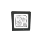 Taraash Diamond Shape 999 Purity 10 grams Laxmi Ganesh Silver Coin With Packaging By ACPL - Taraash