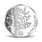 Load image into Gallery viewer, Taraash Diamond Shape 999 Purity 20 grams Laxmi Ganesh Silver Coin By ACPL - Taraash
