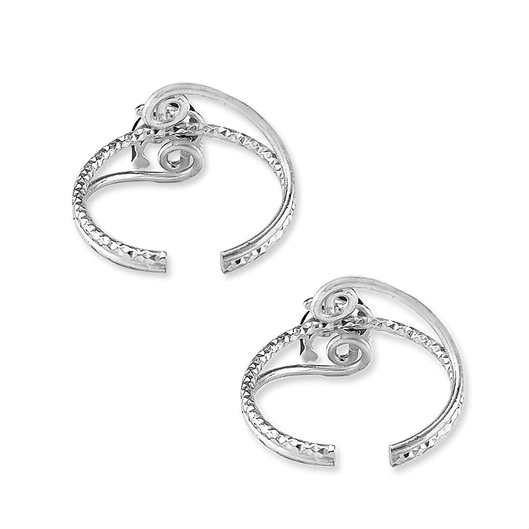 Taraash Enamel Dolphin 925 Sterling Silver Mettelu Women | Silver Metti Women | Silver Leg Ring For Women - Taraash