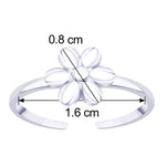 Load image into Gallery viewer, Taraash Floral 925 Sterling Silver Toe Ring For Women - Taraash

