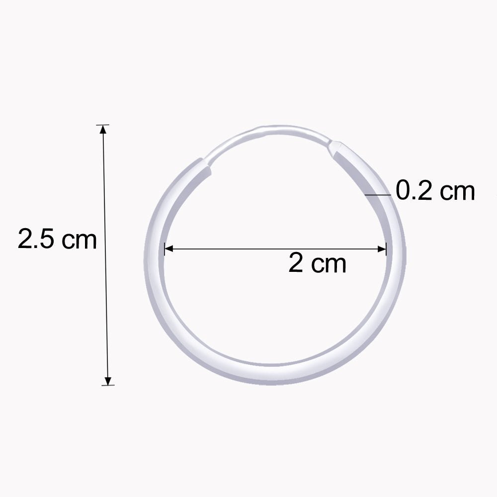 Taraash Hoop Earring for Women H42025M - Taraash