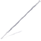 Taraash Multi Chain 925 Sterling Silver Bracelet For Women BR0515S - Taraash