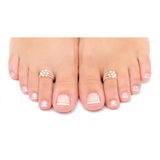 Taraash Silver Ball 925 Sterling Silver Toe Ring For Women LR0636S - Taraash