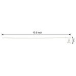 Load image into Gallery viewer, Taraash Single Line Plain Ending with Charm 925 Sterling Silver Anklet For Women AN0559S - Taraash
