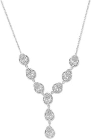 Taraash Sterling Silver 925 White Cz Necklace Set For Women - Taraash