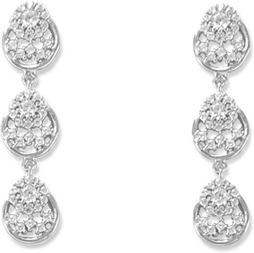 Taraash Sterling Silver 925 White Cz Necklace Set For Women - Taraash