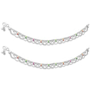 Taraash Sterling Silver Bridal Anklet Payal For Women - Taraash