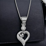 Load image into Gallery viewer, Taraash Sterling Silver Chain Heart Pendant With Chain For Girls COMBO PDCH 69 - Taraash