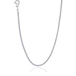 Load image into Gallery viewer, Taraash Sterling Silver Chain With Grooves For Women AF100SQ16IN - Taraash