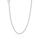 Taraash Sterling Silver Chain With Grooves For Women AF100SQ16IN - Taraash