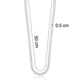Taraash Sterling Silver Chain With Links For Men ACDH1506C20IN - Taraash