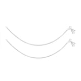 Taraash Sterling Silver Combo of Anklet & Toe Ring For Women COMBO ANTR 101 - Taraash