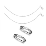 Load image into Gallery viewer, Taraash Sterling Silver Combo of Anklet &amp; Toe Ring For Women COMBO ANTR 107 - Taraash