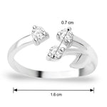 Load image into Gallery viewer, Taraash Sterling Silver Combo of Anklet &amp; Toe Ring For Women COMBO ANTR 36 - Taraash