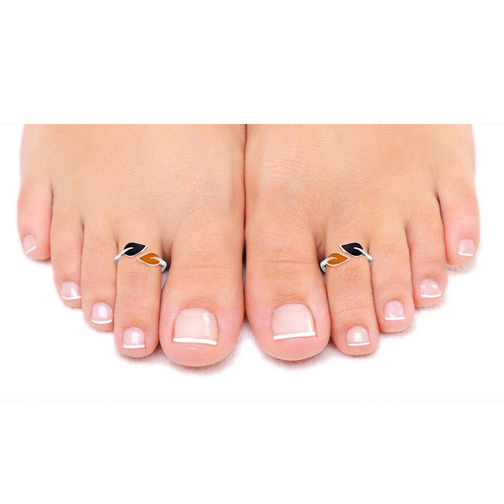 Taraash Sterling Silver Combo of Anklet & Toe Ring For Women COMBO ANTR 42 - Taraash