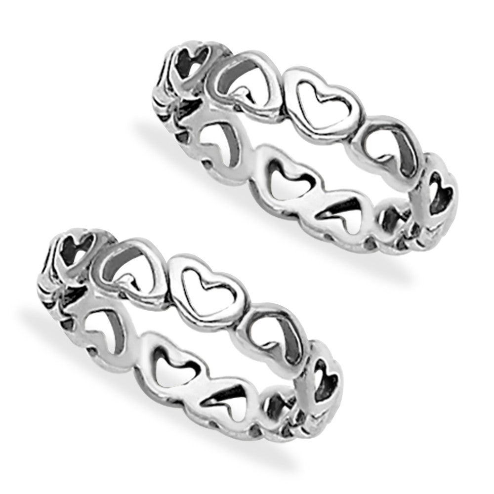 Taraash Sterling Silver Combo of Anklet & Toe Ring For Women COMBO ANTR 47 - Taraash