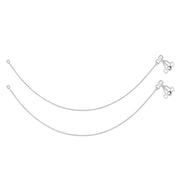 Taraash Sterling Silver Combo Of Anklet & Toe Ring For Women COMBO ANTR 55 - Taraash