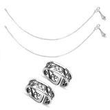 Taraash Sterling Silver Combo Of Anklet & Toe Ring For Women COMBO ANTR 64 - Taraash