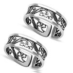 Load image into Gallery viewer, Taraash Sterling Silver Combo of Anklet &amp; Toe Ring For Women COMBO ANTR 94 - Taraash
