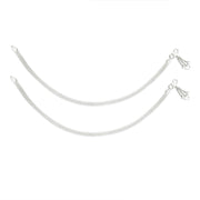 Taraash Sterling Silver Combo of Anklet & Toe Ring For Women COMBO ANTR 94 - Taraash