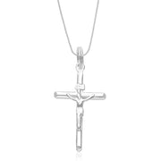 Taraash Sterling Silver Cross Pendant With Chain For Unisex COMBO PDCH 111 - Taraash