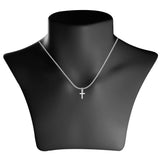 Taraash Sterling Silver Cross Pendant With Chain For Unisex COMBO PDCH 146 - Taraash