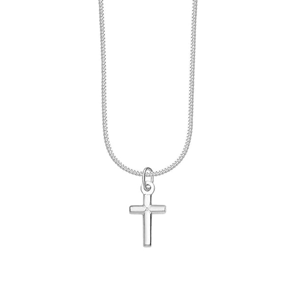 Taraash Sterling Silver Cross Pendant With Chain For Unisex COMBO PDCH 146 - Taraash