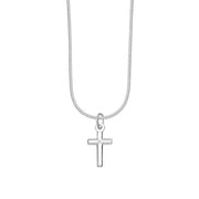 Taraash Sterling Silver Cross Pendant With Chain For Unisex COMBO PDCH 146 - Taraash