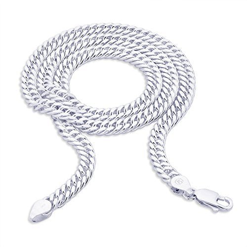 Taraash Sterling Silver Curb Link Chain For Men - Taraash