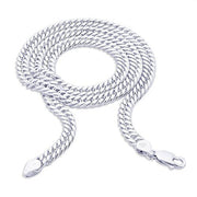 Taraash Sterling Silver Curb Link Chain For Men - Taraash